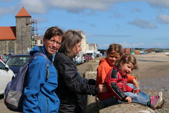 Am Strand bei Ramsey